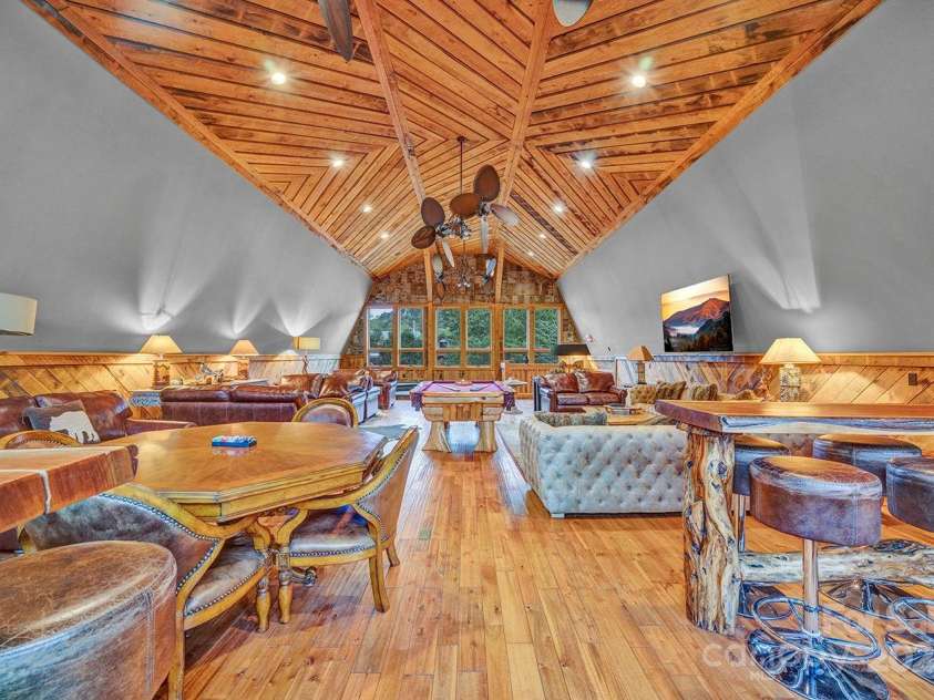 56 Eagle Cottage Lane, Banner Elk, NC 28604.  MLS# CAR4310170, YatesRealty ID 1709. The River Club Lounge