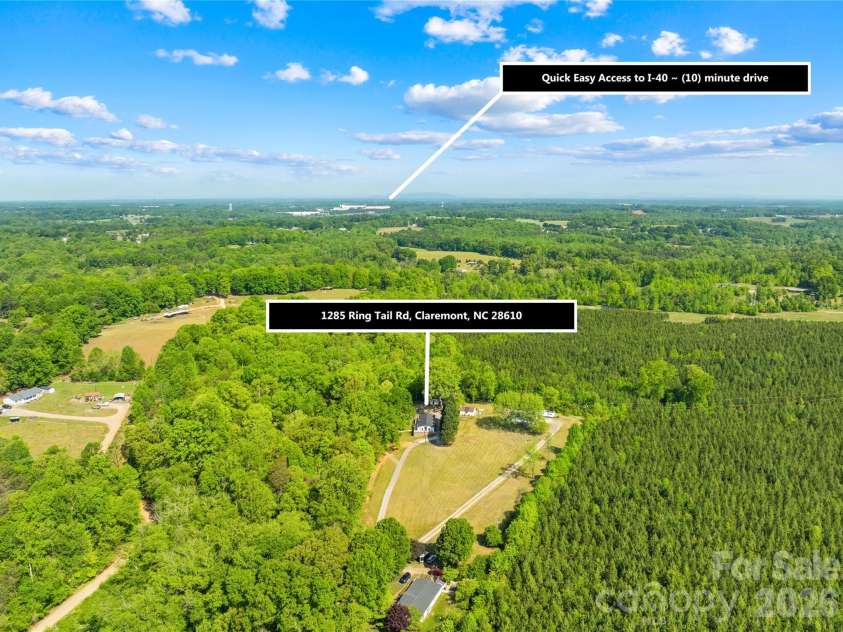 1285 Ring Tail Road, Claremont, NC 28610.  MLS# CAR4369014, YatesRealty ID 17095. 