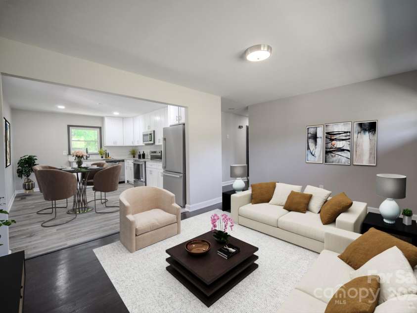 5704 Indian Trail Fairview Road, Indian Trail, NC 28079.  MLS# CAR4251613, YatesRealty ID 17110. Open floorplan