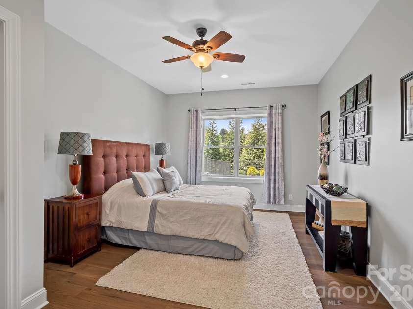 64 Water Hill Way, Fletcher, NC 28732.  MLS# CAR4369957, YatesRealty ID 17110. Bedroom in the Finished Basement