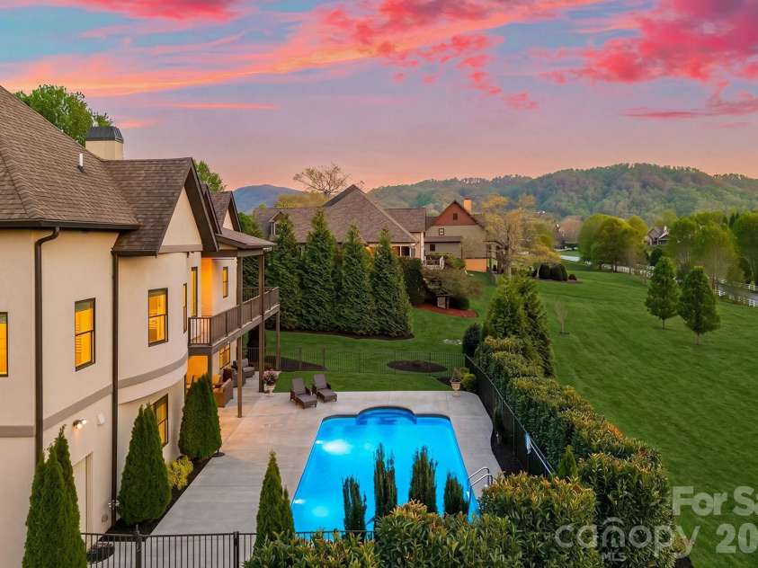 64 Water Hill Way, Fletcher, NC 28732.  MLS# CAR4369957, YatesRealty ID 17110. Enchanting Sunsets