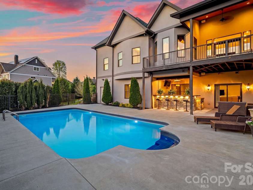 64 Water Hill Way, Fletcher, NC 28732.  MLS# CAR4369957, YatesRealty ID 17110. Heated Saltwater Pool