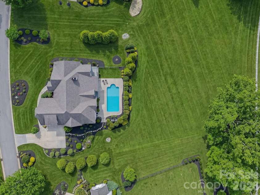 64 Water Hill Way, Fletcher, NC 28732.  MLS# CAR4369957, YatesRealty ID 17110. Property Aerial