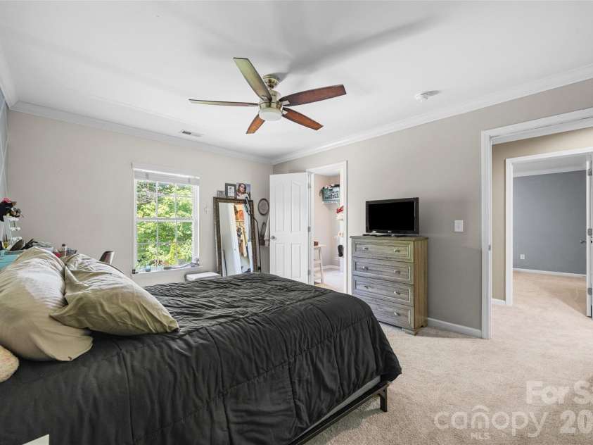 2201 Trading Ford Drive, Waxhaw, NC 28173.  MLS# CAR4374708, YatesRealty ID 17111. Bedroom 2 with walk in closet