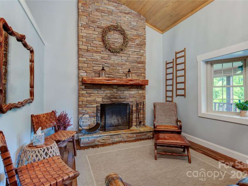 97 Circle E Ranch Road, Burnsville, NC 28714.  MLS# CAR4228853, YatesRealty ID 17114. Main Den