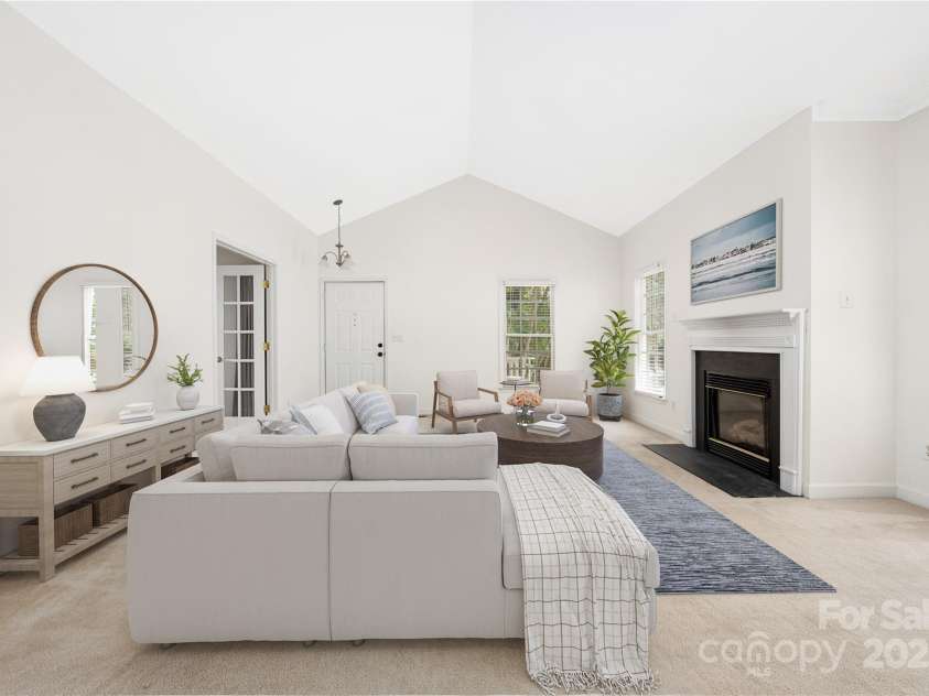 14105 Garden District Row, Huntersville, NC 28078.  MLS# CAR4262992, YatesRealty ID 17115. Virtually Staged