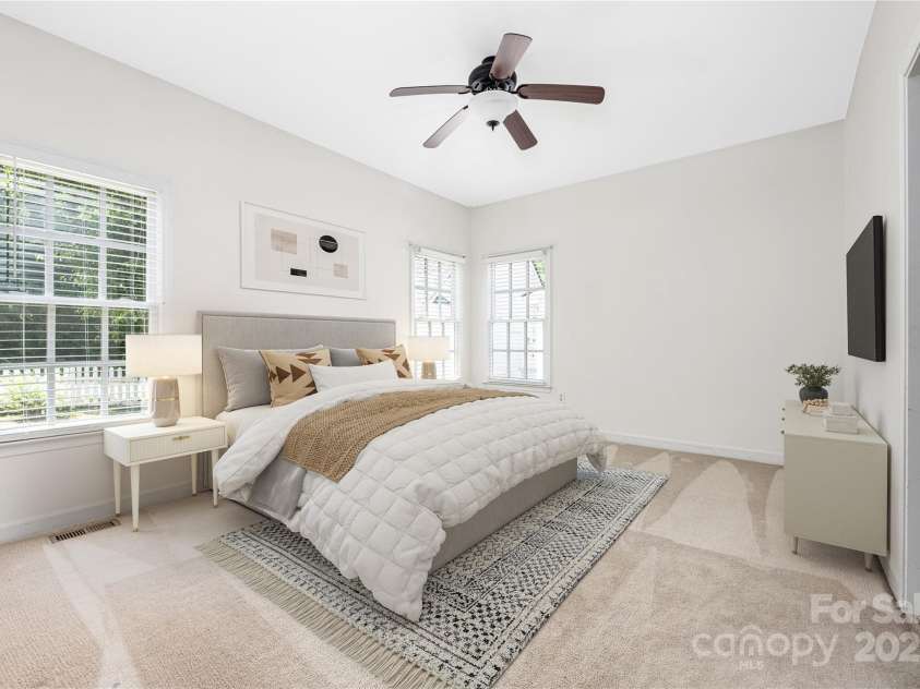 14105 Garden District Row, Huntersville, NC 28078.  MLS# CAR4262992, YatesRealty ID 17115. Virtually Staged