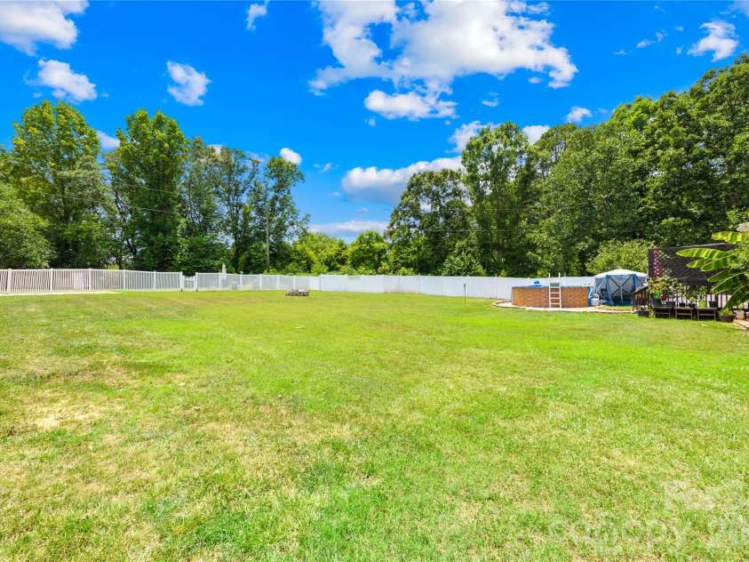 105 Laura Court, Cherryville, NC 28021.  MLS# CAR4341809, YatesRealty ID 17120. Backyard
