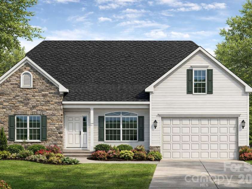 270 Corrie Ann Drive, Concord, NC 28027.  MLS# CAR4401985, YatesRealty ID 17126. New 4 BR 3 BA Split Bedroom Ranch
