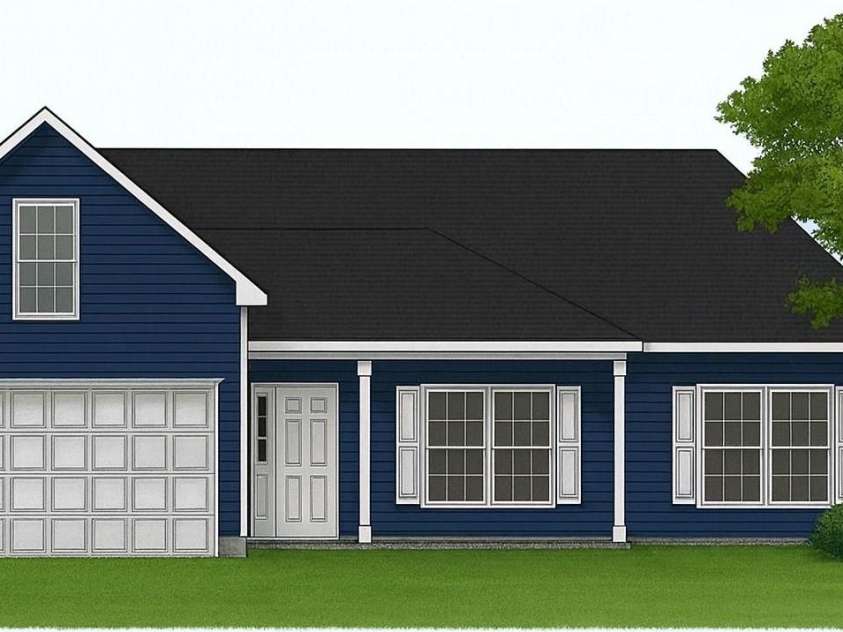 278 Corrie Ann Drive, Concord, NC 28027.  MLS# CAR4367110, YatesRealty ID 17127. Bailey 4 BR 2 BA Ranch 