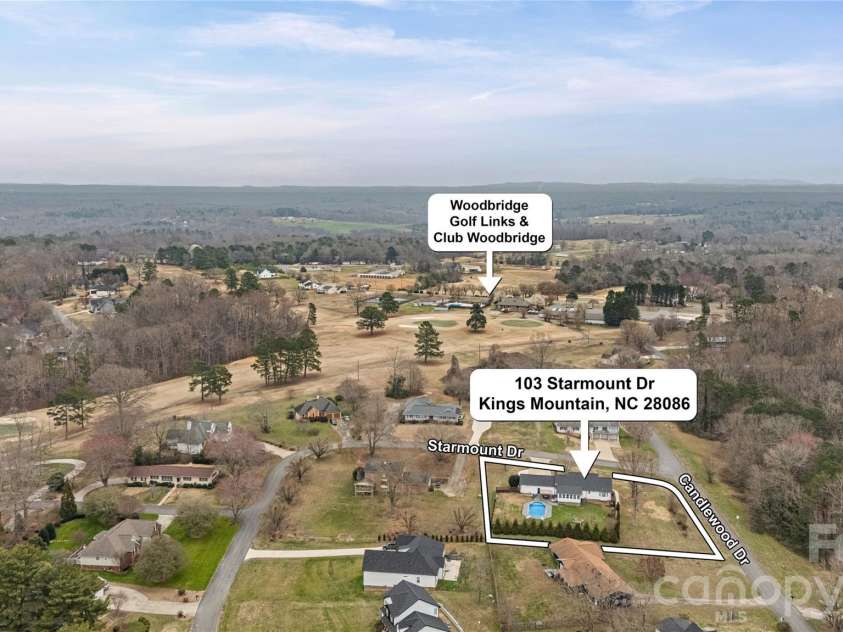 103 Starmount Drive, Kings Mountain, NC 28086.  MLS# CAR4349597, YatesRealty ID 17135. 