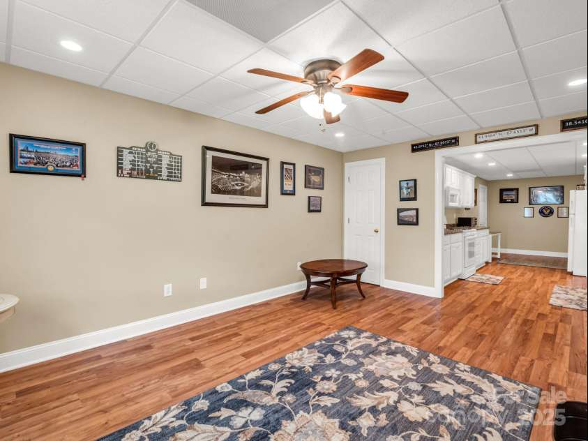 262 Woodridge Drive, Rutherfordton, NC 28139.  MLS# CAR4258071, YatesRealty ID 17150. Lower Level Living Room