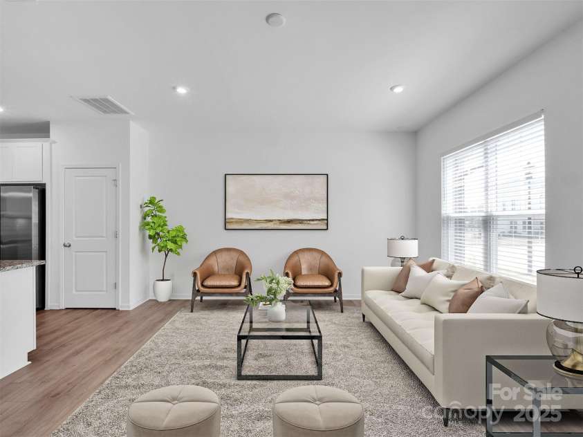 1834 Teachers House Road, Concord, NC 28027.  MLS# CAR4246697, YatesRealty ID 17155. Living room- Virtually staged