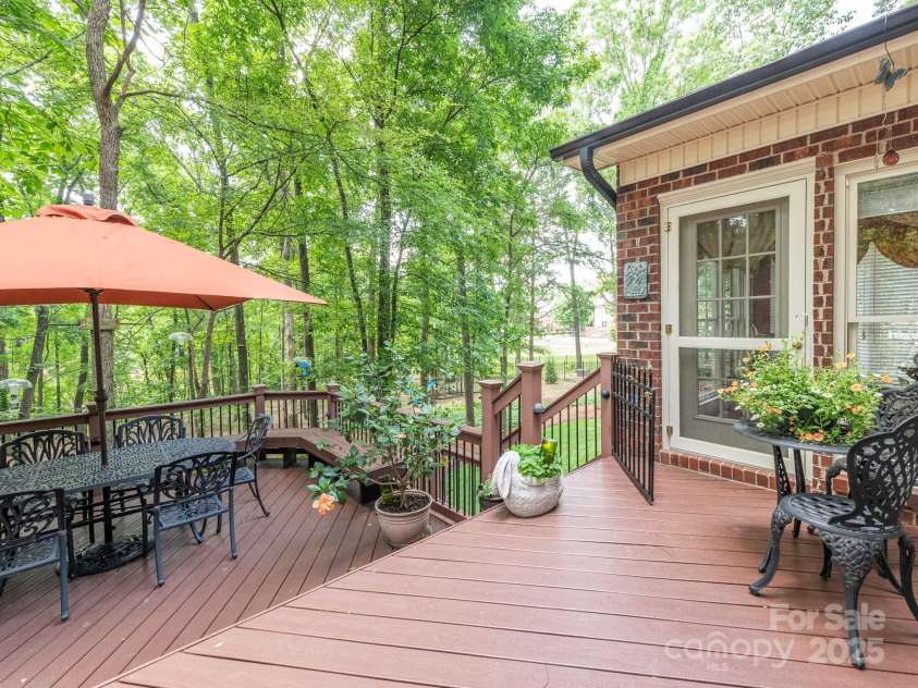 5417 Bedfordshire Avenue, Harrisburg, NC 28075.  MLS# CAR4257126, YatesRealty ID 17157. Back Deck
