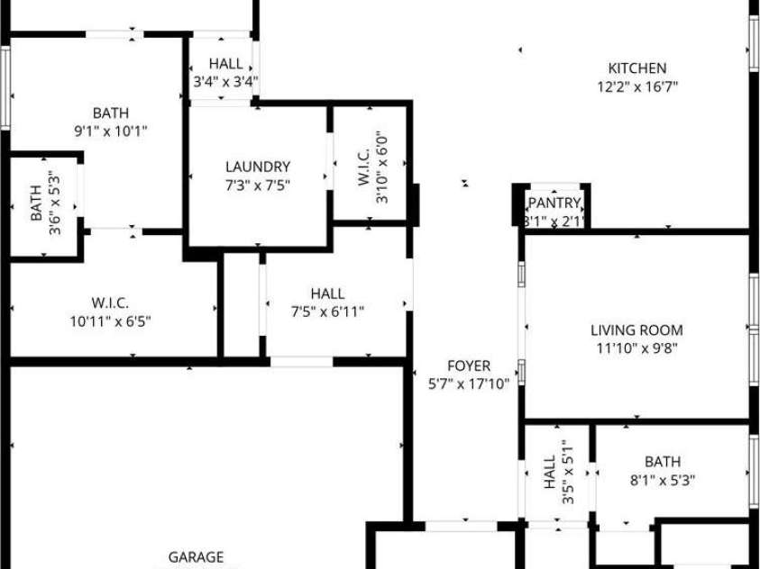 1635 Carolina Orchards Boulevard, Fort Mill, SC 29715.  MLS# CAR4370605, YatesRealty ID 17161. Floorplan