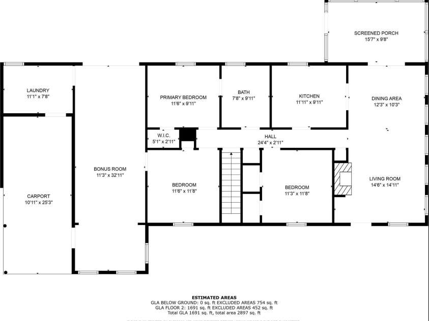 1128 Forest Street, Mars Hill, NC 28754.  MLS# CAR4254715, YatesRealty ID 17165. 