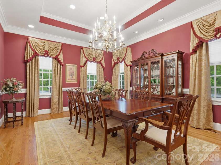 1215 Rosa Drive, Monroe, NC 28112.  MLS# CAR4366917, YatesRealty ID 17172. Dining room
