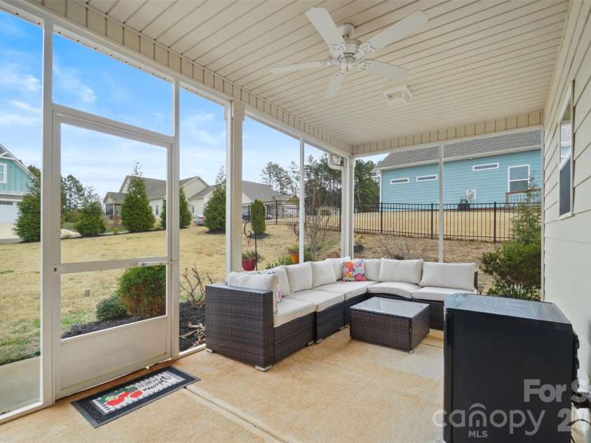 11249 Island VIew Lane, Lancaster, SC 29720.  MLS# CAR4333365, YatesRealty ID 17186. Screen porch