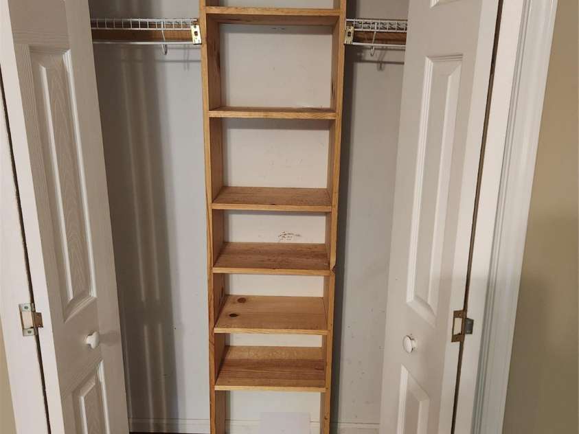 1404 Mauney Avenue, Gastonia, NC 28052.  MLS# CAR4374899, YatesRealty ID 17187. Front bedroom closet