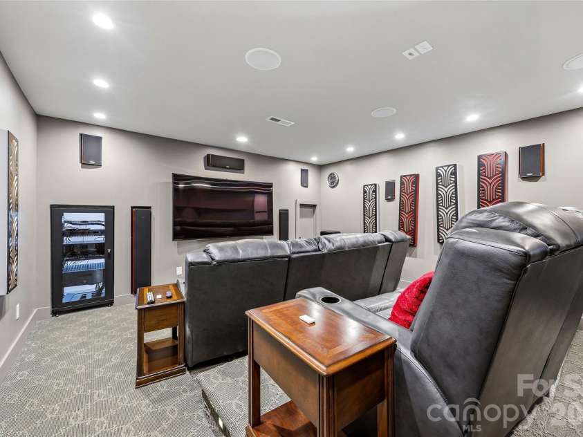30 Stills Creek Loop, Fairview, NC 28730.  MLS# CAR4353771, YatesRealty ID 17188. Media room
