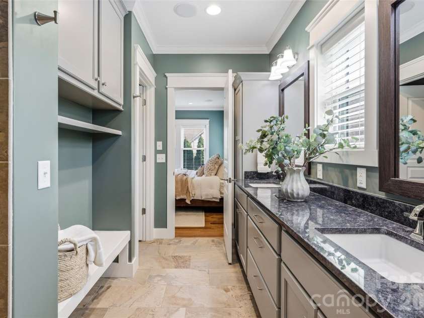 30 Stills Creek Loop, Fairview, NC 28730.  MLS# CAR4353771, YatesRealty ID 17188. Primary bathroom