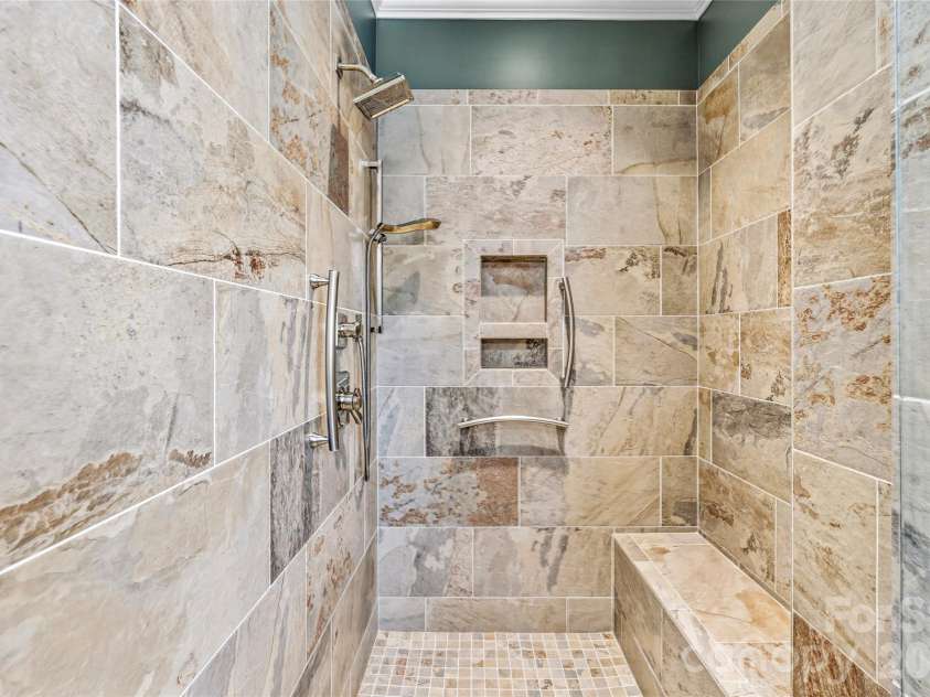 30 Stills Creek Loop, Fairview, NC 28730.  MLS# CAR4353771, YatesRealty ID 17188. Primary shower