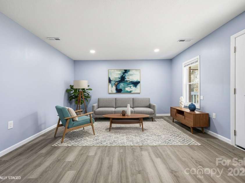 349 Gorman Bridge Road, Asheville, NC 28806.  MLS# CAR4330803, YatesRealty ID 1719. Family Room (Virtually Staged)