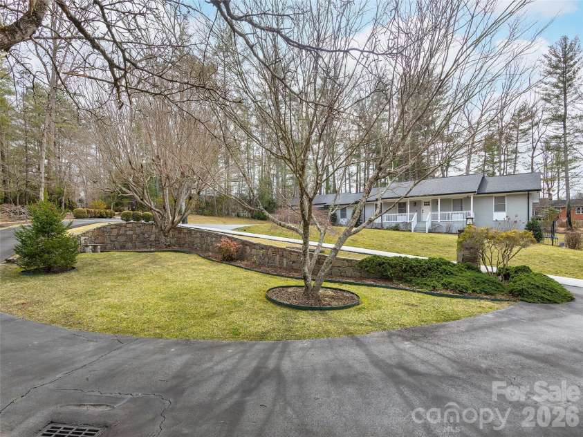 110 Glengary Drive, Flat Rock, NC 28731.  MLS# CAR4351379, YatesRealty ID 17194. View from front of the house