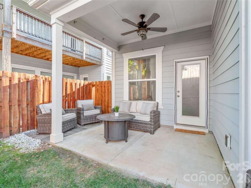 411 Belton Street, Charlotte, NC 28209.  MLS# CAR4321222, YatesRealty ID 17202. Relax and unwind in the evenings; enjoy the peaceful charm of Carolina nights from home.