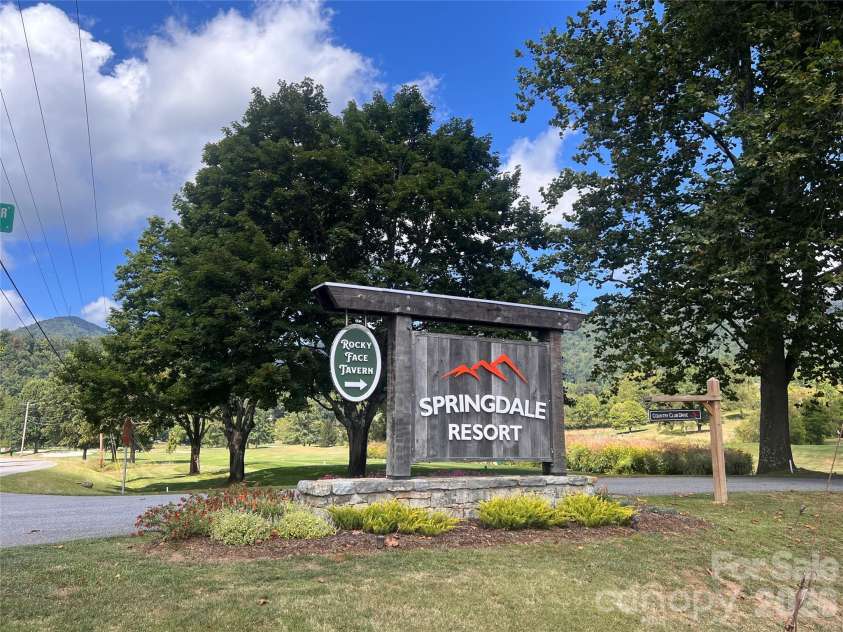 51 Bear Tree Cove, Canton, NC 28716.  MLS# CAR4358156, YatesRealty ID 17205. Springdale Resort Entry