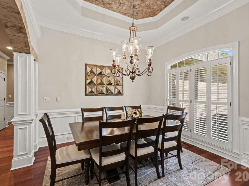 7806 Turnberry Lane, Stanley, NC 28164.  MLS# CAR4363811, YatesRealty ID 17212. Dining Room 