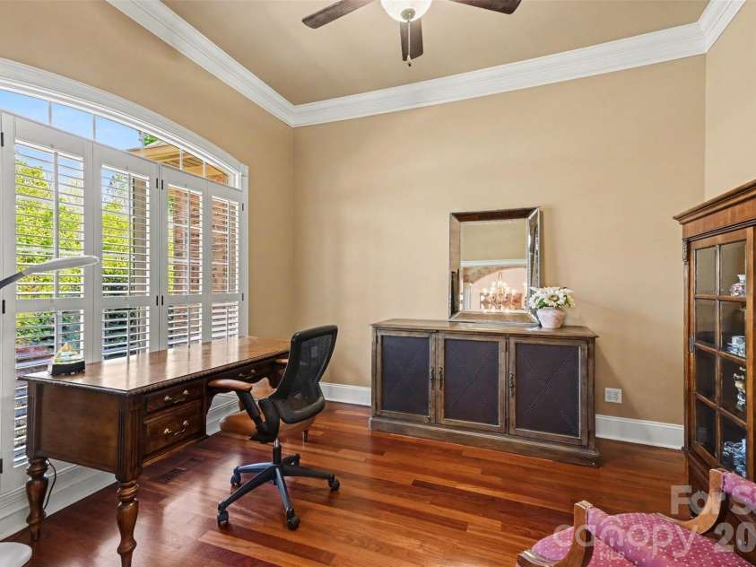 7806 Turnberry Lane, Stanley, NC 28164.  MLS# CAR4363811, YatesRealty ID 17212. Office on Main Living Level