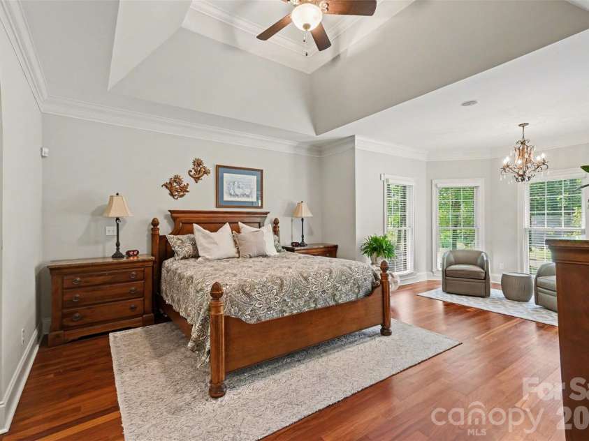 7806 Turnberry Lane, Stanley, NC 28164.  MLS# CAR4363811, YatesRealty ID 17212. Primary Bedroom