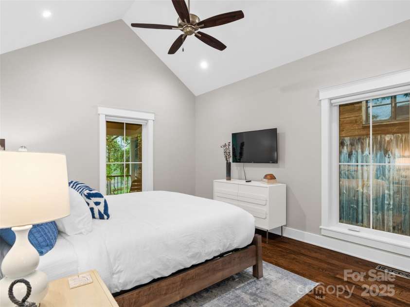 328 Mccoy Cove Road, Black Mountain, NC 28711.  MLS# CAR4248740, YatesRealty ID 17223. Bedroom 1 with great windows