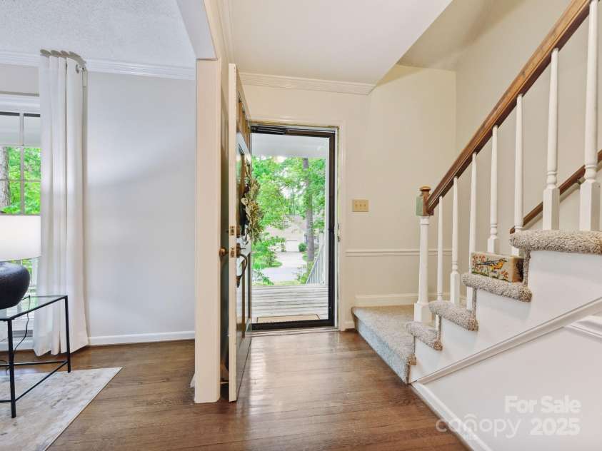 3017 Butter Churn Lane, Matthews, NC 28105.  MLS# CAR4251360, YatesRealty ID 17246. Foyer