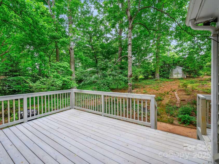 3017 Butter Churn Lane, Matthews, NC 28105.  MLS# CAR4251360, YatesRealty ID 17246. Rear Deck