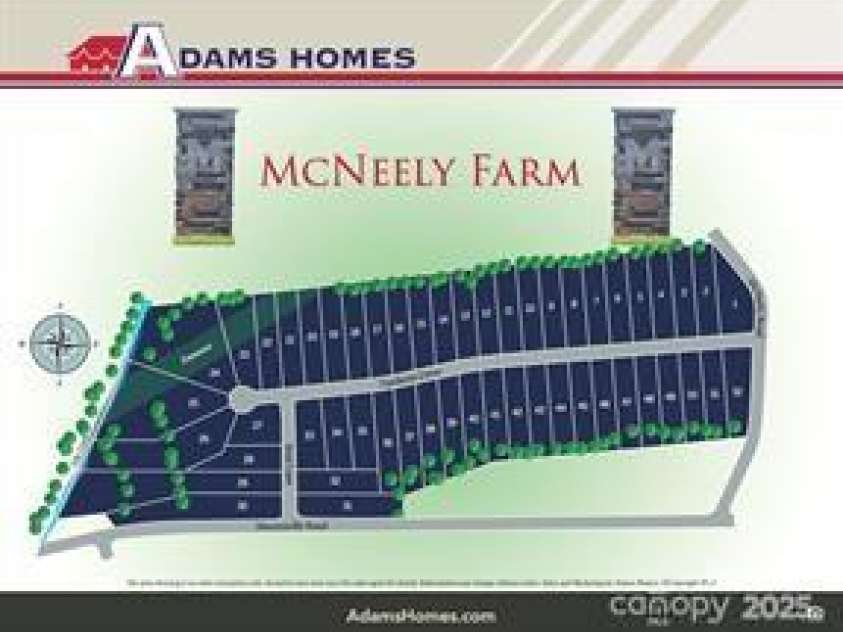 1110 Gardenia Drive, Mt Ulla, NC 28125.  MLS# CAR4266586, YatesRealty ID 17247. Site Map