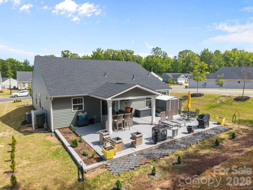 439 Grandiflora Avenue, Lancaster, SC 29720.  MLS# CAR4373456, YatesRealty ID 17249. Back Yard 