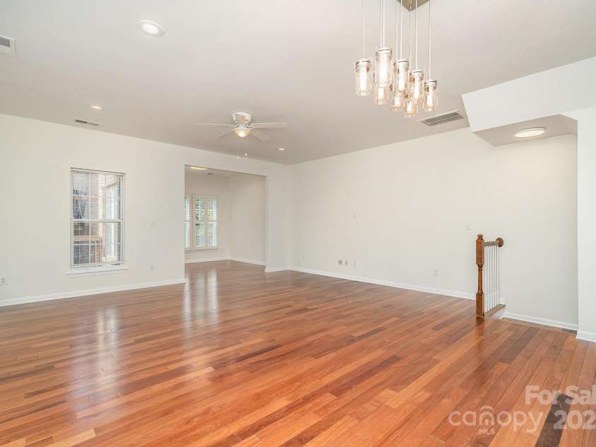 243 Lincoln Street, Charlotte, NC 28203.  MLS# CAR4259345, YatesRealty ID 17251. 2nd Floor Living Room & Bonus/Office/Dining Area (11'7