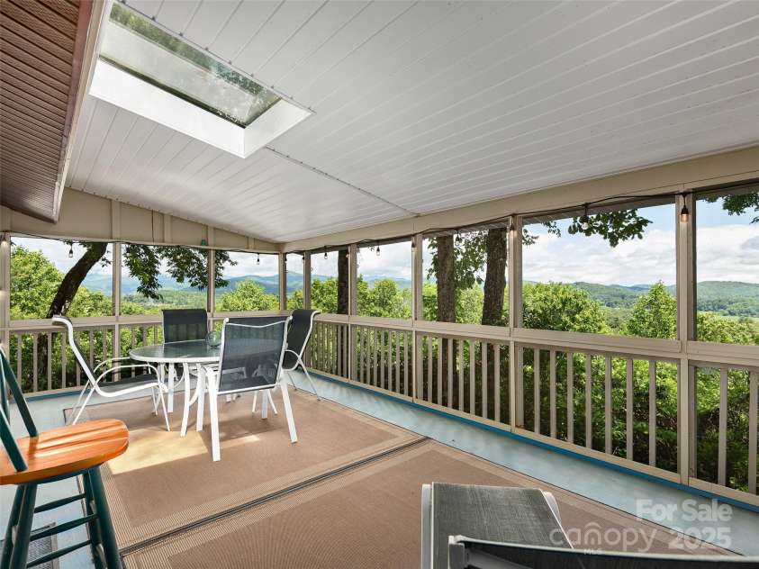 573 Valeria Lane, Pisgah Forest, NC 28768.  MLS# CAR4266219, YatesRealty ID 17256. Enjoy the out doors from the spacious screened porch