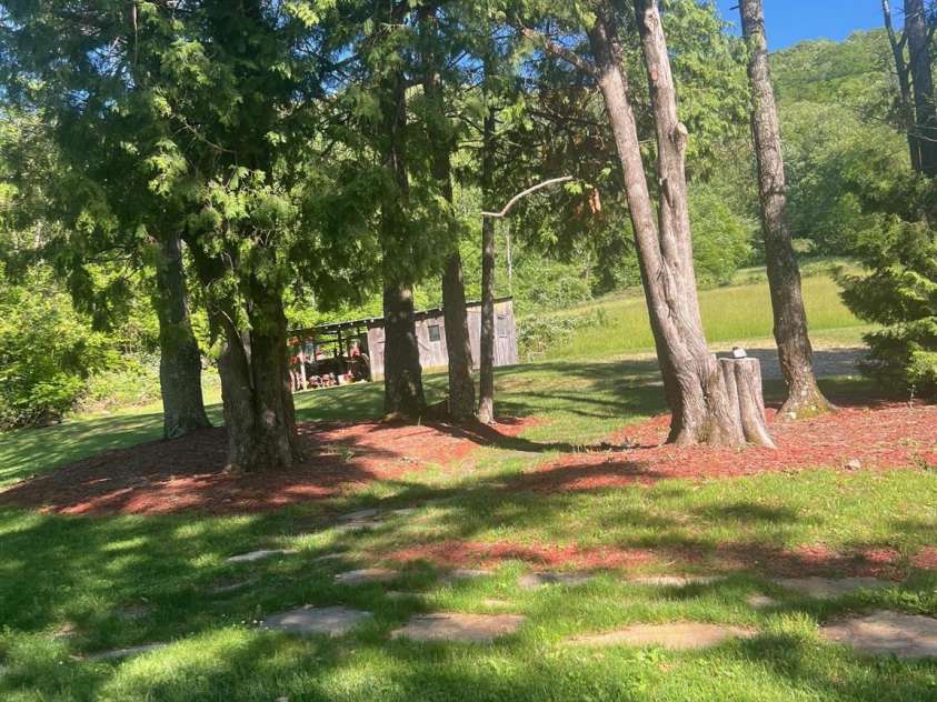 83 Kimberly Lane, Newland, NC 28657.  MLS# CAR4263748, YatesRealty ID 17257. Front yard view.
