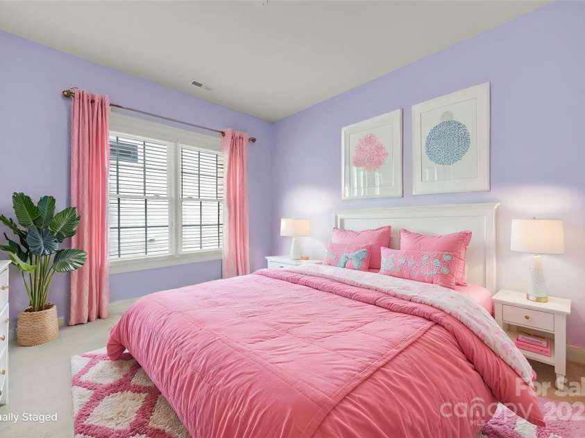 1360 Barnett Woods, Fort Mill, SC 29708.  MLS# CAR4193602, YatesRealty ID 17266. Bedroom #2Virtually staged