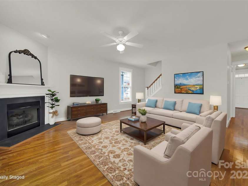 1360 Barnett Woods, Fort Mill, SC 29708.  MLS# CAR4193602, YatesRealty ID 17266. Living roomVirtually staged