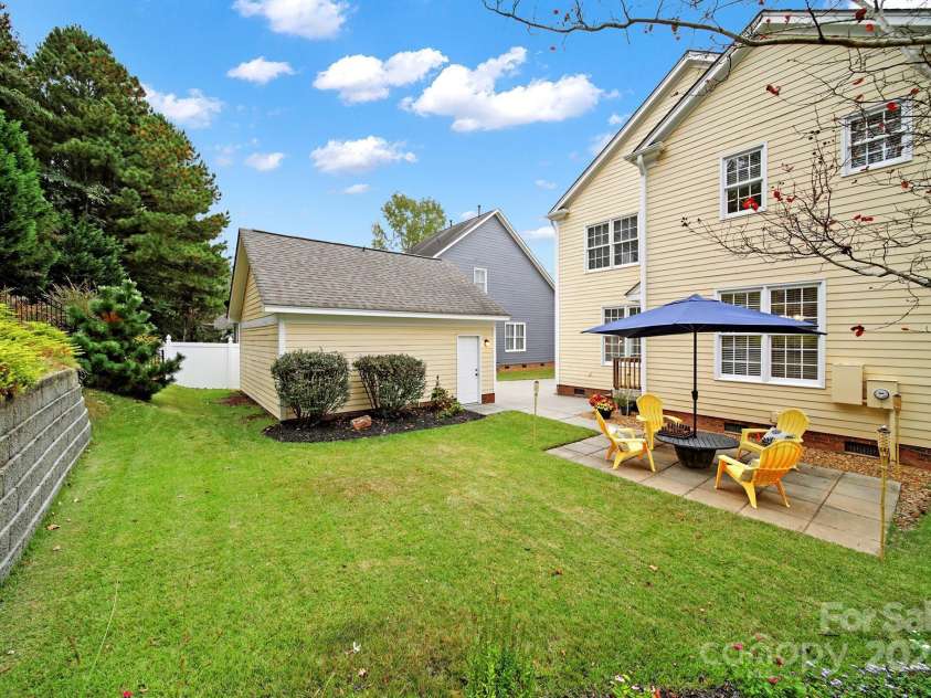 1360 Barnett Woods, Fort Mill, SC 29708.  MLS# CAR4193602, YatesRealty ID 17266. Private backyard