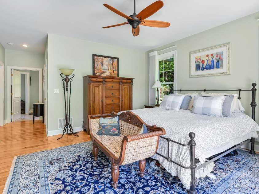 105 Spring Path, Hendersonville, NC 28739.  MLS# CAR4256171, YatesRealty ID 17277. Split floorplan Master Bedroom