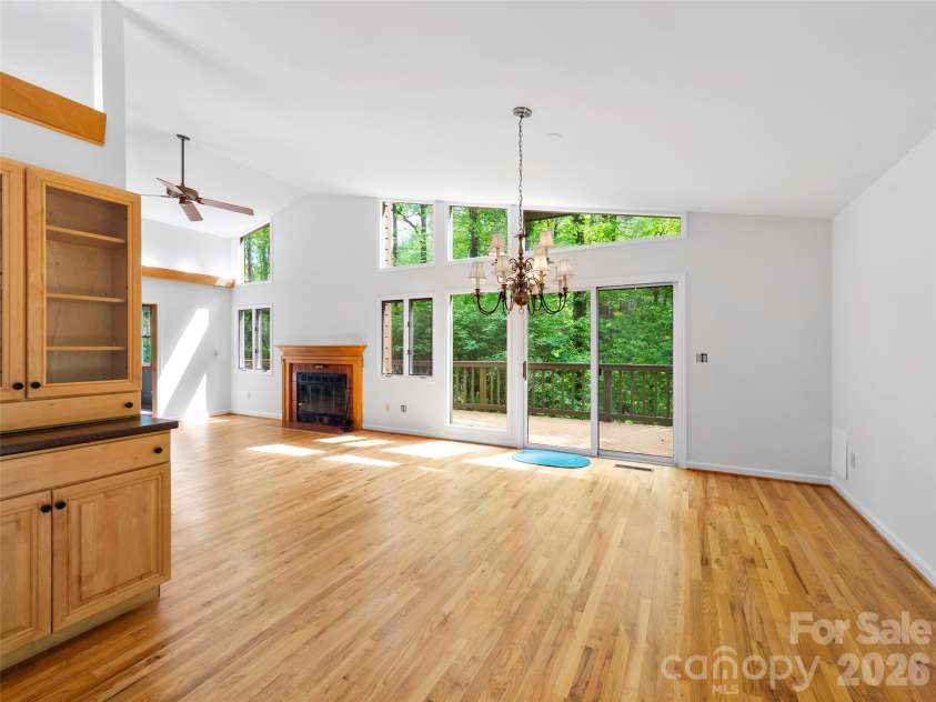 22 Delacy Drive, Hendersonville, NC 28739.  MLS# CAR4375533, YatesRealty ID 17290. Dining Room from Kitchen