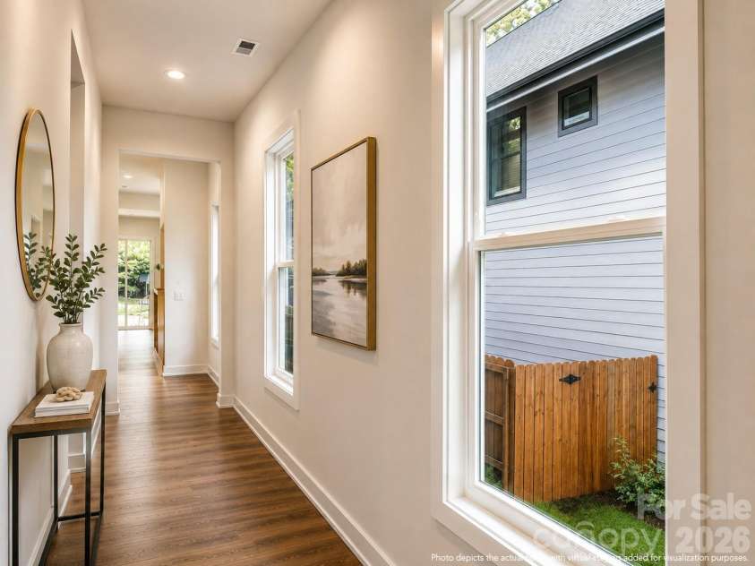 2625 Springway Drive, Charlotte, NC 28205.  MLS# CAR4333853, YatesRealty ID 17307. This photo is digitally enhanced