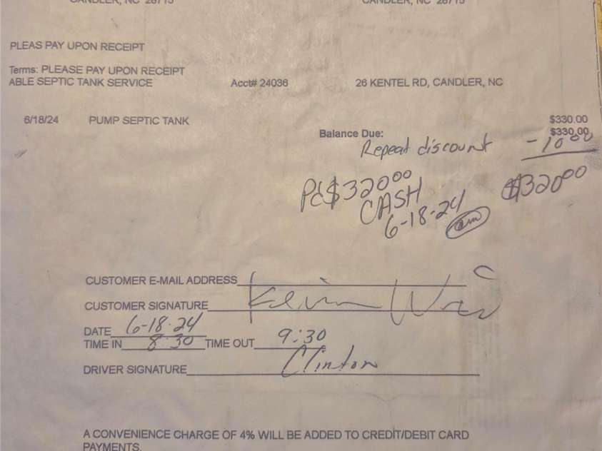 4 Three Dove Road, Candler, NC 28715.  MLS# CAR4258973, YatesRealty ID 17310. Septic pumped 2024