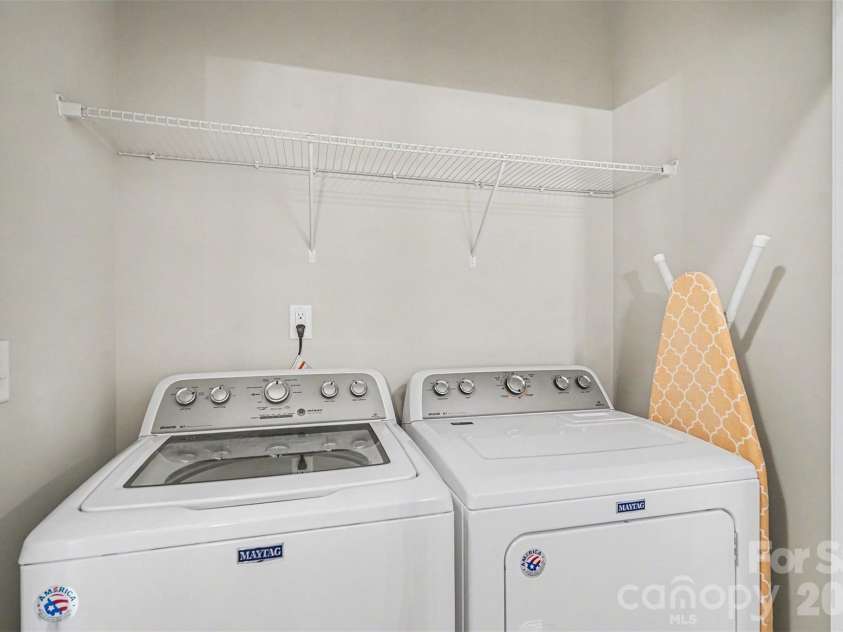 201 Garden View Lane, Shelby, NC 28152.  MLS# CAR4367664, YatesRealty ID 17329. Laundry closet upstairs.