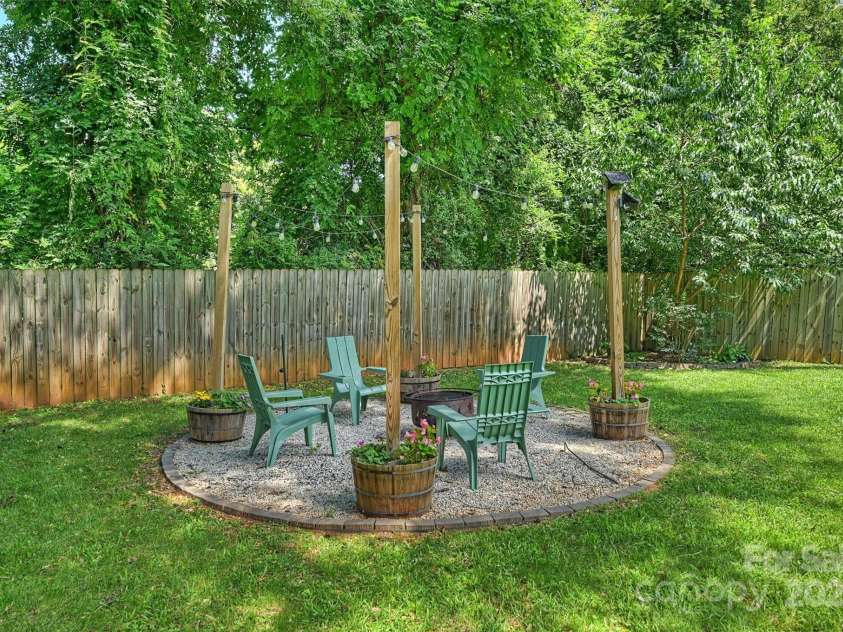 1209 Leigh Avenue, Charlotte, NC 28205.  MLS# CAR4295218, YatesRealty ID 17331. Outdoor fire pit!